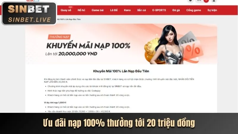 Ưu đãi đăng ký thành viên mới shbet50